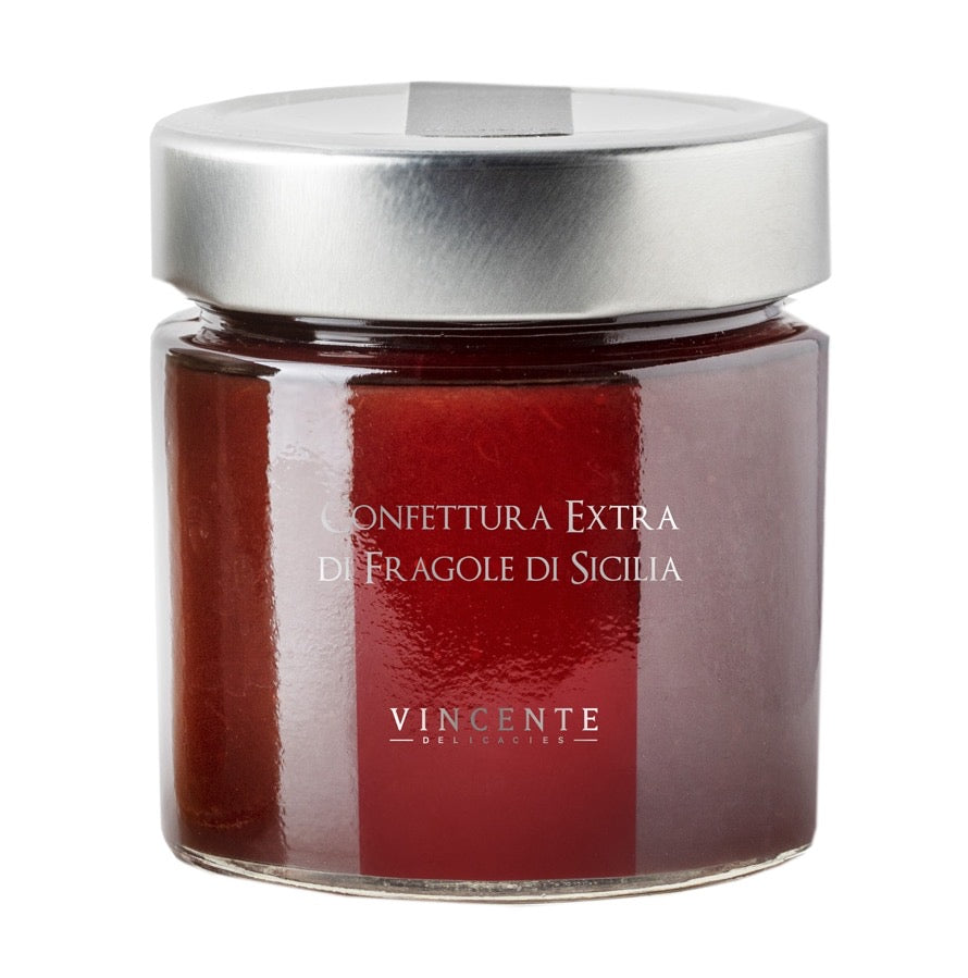 Confettura extra di fragole di Sicilia 240 gr