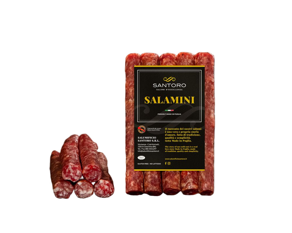 Salamini stagionati pugliesi