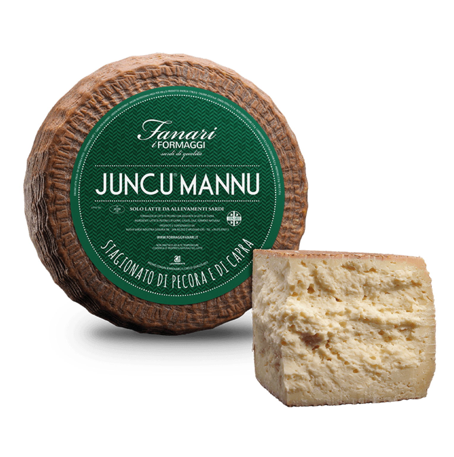 Formaggio stagionato di latte di pecora e capra