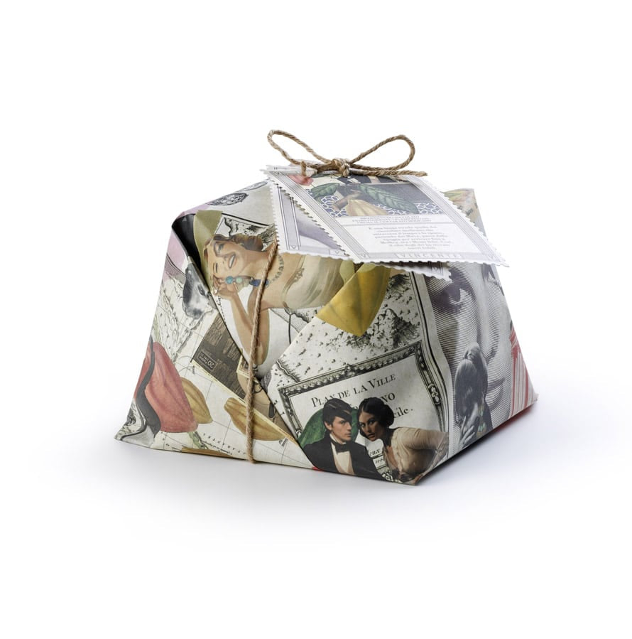 L’Attrice-Panettone ricoperto di “Cioccolato di Modica IGP” farcito di crema al cioccolato con “cioccolato di Modica IGP